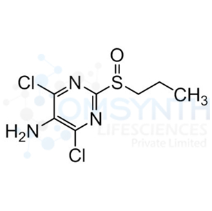 4,6-Dichloro-2-(propylsulfinyl)pyrimidin-5-amine