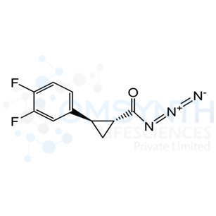 (1R,2R)-2-(3,4-Difluorophenyl)-cyclopropanecarbonyl Azide