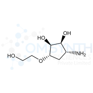 (1S,2S,3R,5S)-3-Amino-5-(2-hydroxyethoxy)-1,2-cyclopentanediol