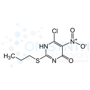 6-Chloro-5-nitro-2-(propylthio)-4(1H)-pyrimidinone
