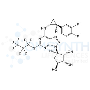 Deshydroxyethoxy Ticagrelor-d7