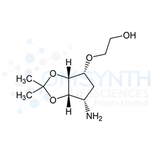 2-(((3aR,4R,6S,6aS)-6-Amino-2,2-dimethyltetrahydro-4H-cyclopenta[d][1,3]dioxol-4-yl)oxy)ethan-1-ol