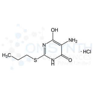 5-Amino-6-hydroxy-2-(propylthio)pyrimidin-4(3H)-one Hydrochloride