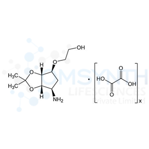 2-(((3aR,4S,6R,6aS)-6-Amino-2,2-dimethyltetrahydro-4H-cyclopenta[d][1,3]dioxol-4-yl)oxy)ethan-1-ol Oxalate