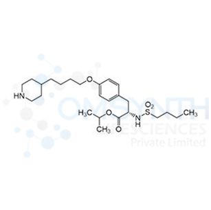 Isopropyl (S)-2-(butylsulfonamido)-3-(4-(4-(piperidin-4-yl)butoxy)phenyl)propanoate