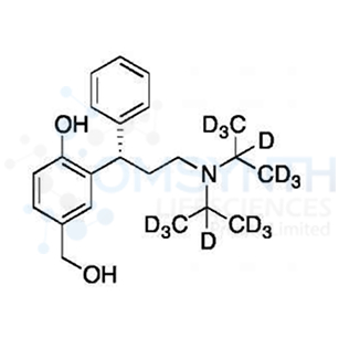(S)-5-Hydroxymethyl Tolterodine-d14