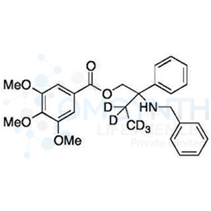 N-Benzy N,N-Didesmethyl Trimebutine-d5