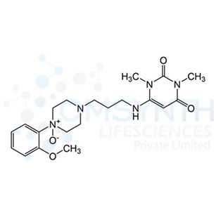 4-(3-((1,3-Dimethyl-2,6-dioxo-1,2,3,6-tetrahydropyrimidin-4-yl)amino)propyl)-1-(2-methoxyphenyl)piperazine 1-oxide
