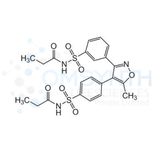 N-((4-(5-Methyl-3-(3-(N-propionylsulfamoyl)phenyl)isoxazol-4-yl)phenyl)sulfonyl)propionamide