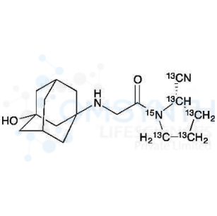 Vildagliptin-13C5,15N