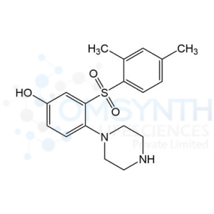 3-((2,4-Dimethylphenyl)sulfonyl)-4-(piperazin-1-yl)phenol