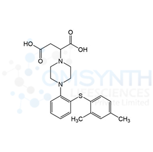2-(4-(2-((2,4-Dimethylphenyl)thio)phenyl)piperazin-1-yl)succinic Acid