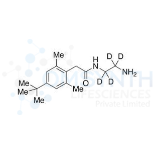 N-(2-Aminoethyl)-4-(1,1-dimethylethyl)-2,6-dimethylbenzeneacetamide-d4