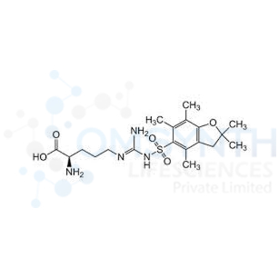 N-Psi-2,2,4,6,7-pentamethyldihydrobenzofuran-5-ylsulfonyl-D-arginine