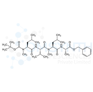 Benzyl N-N-(tert-butoxycarbonyl)-N-methyl-L-leucyl-L-valyl-N-methyl-L-leucyl-L-alaninate