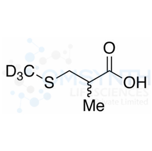 2-Methyl-3-(methylthio)propanoic Acid-d3