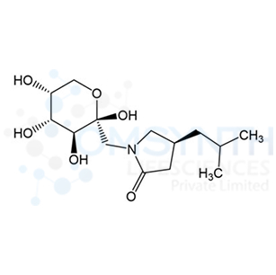 (S)-4-Isobutyl-1-(((2R,3S,4R,5R)-2,3,4,5-tetrahydroxytetrahydro-2H-pyran-2-yl)methyl)pyrrolidin-2-one