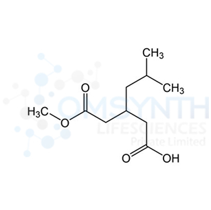 3-(2-Methoxy-2-oxoethyl)-5-methylhexanoic Acid