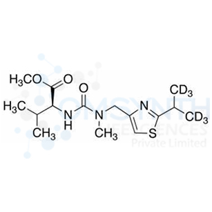 N-[[N-Methyl-N-[(2-isopropyl-1,1,1,3,3,3-d6]-4-thiazolyl)methyl)amino]carbonyl-L-valine Methyl Ester