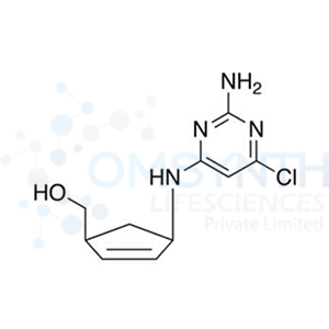 (1R,4S)-rel-4-[(2-Amino-6-chloro-4-pyrimidinyl)amino]-2-cyclopentene-1-methanol
