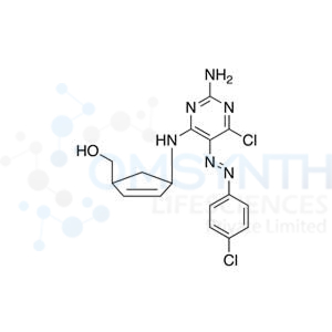 (1R,4S)-rel-4-[[2-Amino-6-chloro-5-[(4-chlorophenyl)azo]-4-pyrimidinyl]amino]-2-cyclopentene-1-methanol