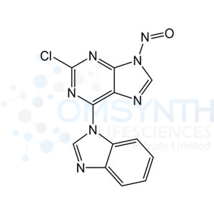 6-(1H-Benzo[d]imidazol-1-yl)-2-chloro-9-nitroso-9H-purine