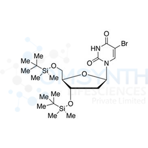 3',5'-Bis-O-(tert-butyldimethylsilyl)-5-bromo-2'-deoxyuridine