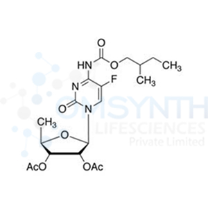 2',3'-Di-O-acetyl-5'-deoxy-5-fluoro-N-[(2-methylbutoxy)carbonyl]cytidine