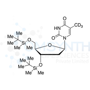 3',5'-Bis-O-(tert-butyldimethylsilyl)thymidine-d3