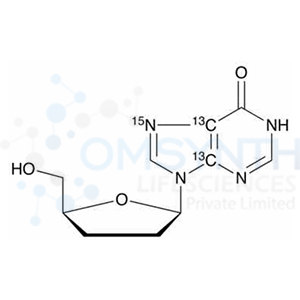 2',3'-Dideoxyinosine-13C2,15N