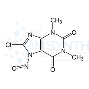 8-Chloro-1,3-dimethyl-7-nitroso-3,7-dihydro-1H-purine-2,6-dione