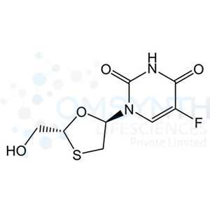 5-Fluoro-1-((2R,5R)-2-(hydroxymethyl)-1,3-oxathiolan-5-yl)pyrimidine-2,4(1H,3H)-dione