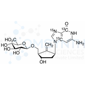 Entecavir-13C2,15N 3''-O-&beta;-D-Glucuronide