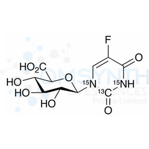 5-Fluorouracil-13C,15N2 N-&beta;-D-Glucuronide