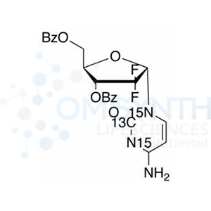 1'-Epi Gemcitabine-13C,15N2 3',5'-Dibenzoate