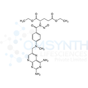 Diethyl N-(4-(((2,4-diaminopteridin-6-yl)methyl)(methyl)amino)benzoyl)-N-nitroso-L-glutamate