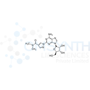 1-(6-Amino-9-((2S,3R,4S,5R)-3,4-dihydroxy-5-(hydroxymethyl)tetrahydrofuran-2-yl)-9H-purin-2-yl)-1H-pyrazole-4-carboxylic Acid