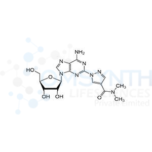 1-(6-Amino-9-((2R,3R,4S,5R)-3,4-dihydroxy-5-(hydroxymethyl)tetrahydrofuran-2-yl)-9H-purin-2-yl)-N,N-dimethyl-1H-pyrazole-4-carboxamide