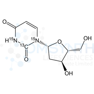 2'-Deoxyuridine-13C,15N2