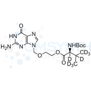 N-t-Boc-valacyclovir-d8