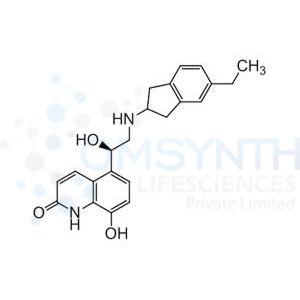5-((1R)-2-((5-Ethyl-2,3-dihydro-1H-inden-2-yl)amino)-1-hydroxyethyl)-8-hydroxyquinolin-2(1H)-one