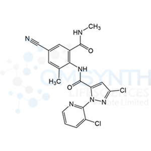 3-Chloro-1-(3-chloropyridin-2-yl)-N-(4-cyano-2-methyl-6-(methylcarbamoyl)phenyl)-1H-pyrazole-5-carboxamide