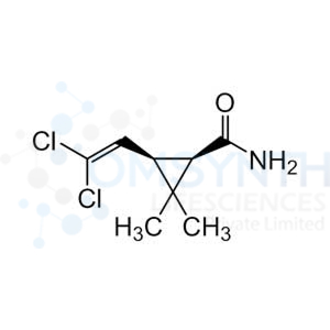 (1R,3R)-3-(2,2-Dichlorovinyl)-2,2-dimethylcyclopropane-1-carboxamide