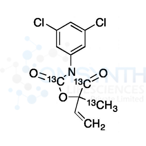 Vinclozolin(5-Methyl-13C, Oxazolidinone-2,4-13C2)