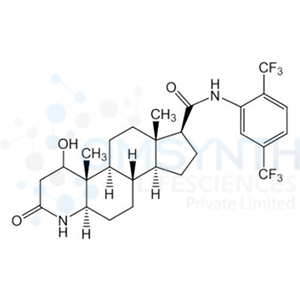 (4aR,4bS,6aS,7S,9aS,9bS,11aR)-N-(2,5-bis(Trifluoromethyl)phenyl)-4-hydroxy-4a,6a-dimethyl-2-oxohexadecahydro-1H-indeno[5,4-f]quinoline-7-carboxamide