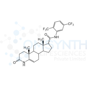 (4aR,6aS)-N-(2,5-bis(Trifluoromethyl)phenyl)-4a,6a-dimethyl-2-oxo-2,3,4,4a,4b,5,6,6a,7,8,9,9a,9b,10-tetradecahydro-1H-indeno[5,4-f]quinoline-7-carboxamide