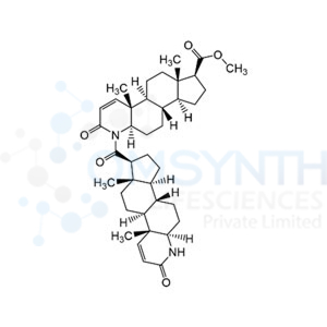 Methyl (4aR,4bS,6aS,7S,9aS,9bS,11aR)-1-((4aR,4bS,6aS,7S,9aS,9bS,11aR)-4a,6a-dimethyl-2-oxo-2,4a,4b,5,6,6a,7,8,9,9a,9b,10,11,11a-tetradecahydro-1H-indeno[5,4-f]quinoline-7-carbonyl)-4a,6a-dimethyl-2-oxo-2,4a,4b,5,6,6a,7,8,9,9a,9b,10,11,11a-tetradecahydro-1H-indeno[5,4-f]quinoline-7-carboxylate