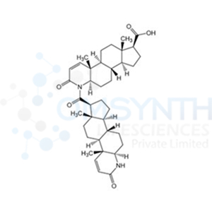 (4aR,4bS,6aS,7S,9aS,9bS,11aR)-1-((4aR,4bS,6aS,7S,9aS,9bS,11aR)-4a,6a-Dimethyl-2-oxo-2,4a,4b,5,6,6a,7,8,9,9a,9b,10,11,11a-tetradecahydro-1H-indeno[5,4-f]quinoline-7-carbonyl)-4a,6a-dimethyl-2-oxo-2,4a,4b,5,6,6a,7,8,9,9a,9b,10,11,11a-tetradecahydro-1H-indeno[5,4-f]quinoline-7-carboxylic Acid