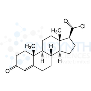 (8S,9S,10R,13S,14S,17S)-10,13-Dimethyl-3-oxo-2,3,6,7,8,9,10,11,12,13,14,15,16,17-tetradecahydro-1H-cyclopenta[a]phenanthrene-17-carbonyl Chloride