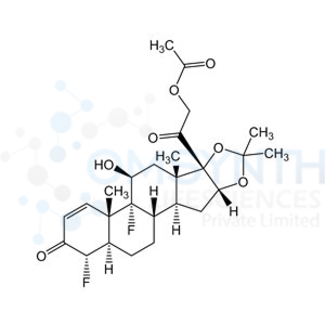 2-((2aR,3S,6aS,6bR,7S,8aS,8bS,11aR,12aS,12bS)-3,6b-Difluoro-7-hydroxy-6a,8a,10,10-tetramethyl-4-oxo-2,2a,3,4,6a,6b,7,8,8a,8b,11a,12,12a,12b-tetradecahydro-1H-naphtho[2',1':4,5]indeno[1,2-d][1,3]dioxol-8b-yl)-2-oxoethyl Acetate